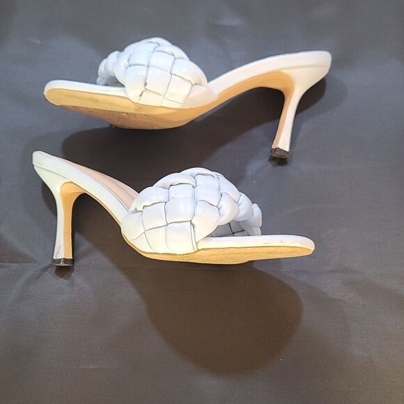 WOMEN'S CASUAL BRAIDING PATTERN OPEN-TOE HEELS SANDALS - Picture 10 of 15